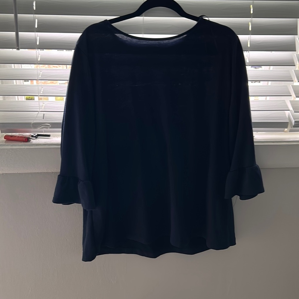 Blue Kim and cami shirt 2X